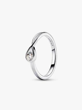 Pandora Infinite Sterling Silver Lab-grown Diamond Ring